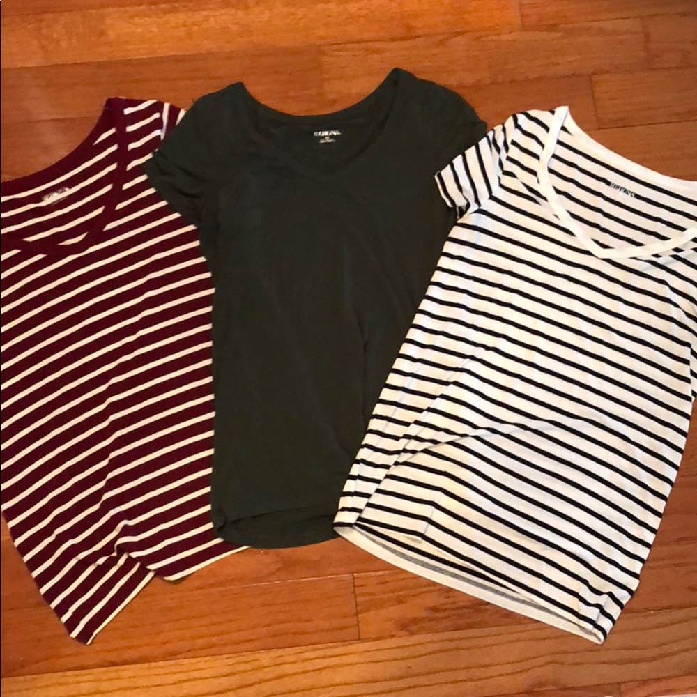 V-Neck Tee Shirts (Set of 3)
